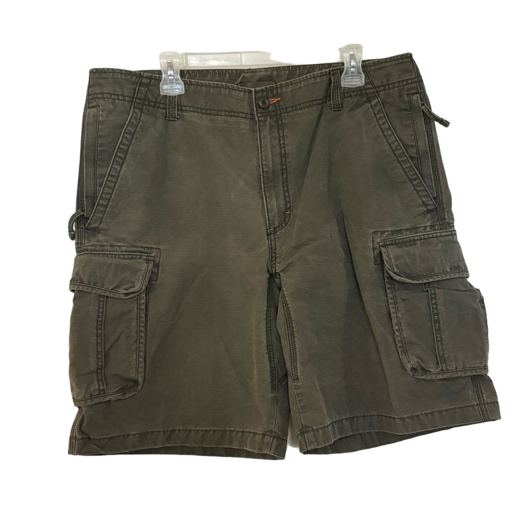 L.L. Bean Men's Dark Green Cargo Shorts